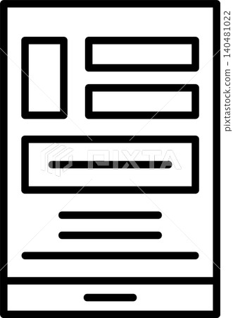 Mobile Phones Modern Vector Icon Design 140481022