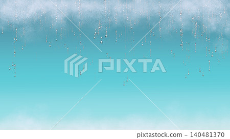 A fantastical background with transparent raindrops; includes text space for rain image material. A fantastical background with transparent raindrops; includes text space for rain image material. 140481370