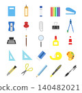 Stationery icon set 140482021