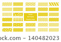 A set of masking tapes with various patterns 140482023