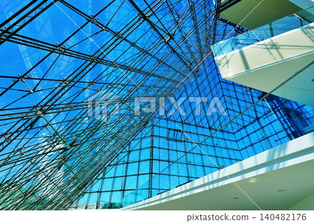 Pyramid of Moerenuma Park's glass Pyramid of Moerenuma Park's glass 140482176