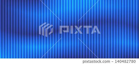 Gloss navy glass background with blue gradient and fractal ribbed effect. Abstract wavy ripple pattern on navy fluted glass for cool web banner. Futuristic vector backdrop with glowing refraction Gloss navy glass background with blue gradient and fractal ribbed effect. Abstract wavy ripple pattern on navy fluted glass for cool web banner. Futuristic vector backdrop with glowing refraction 140482780