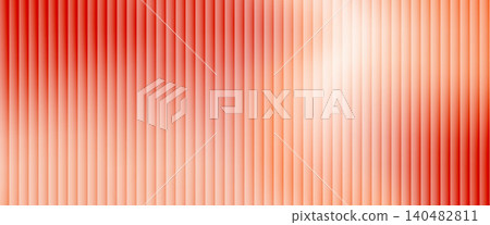 Vivid red coral gradient with orange and brown gradation on ribbed corrugated texture. Glitch glass on wavy red surface with bright orange light beam. Smooth vector background for cosmetic poster Vivid red coral gradient with orange and brown gradation on ribbed corrugated texture. Glitch glass on wavy red surface with bright orange light beam. Smooth vector background for cosmetic poster 140482811
