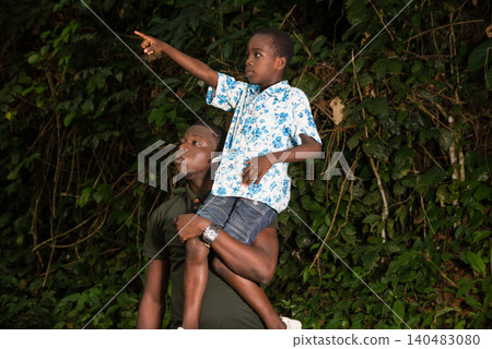 a young family in the countryside. a young family in the countryside. 140483080