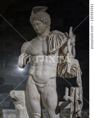 a historic sculpture from the Greek period a historic sculpture from the Greek period 140483842