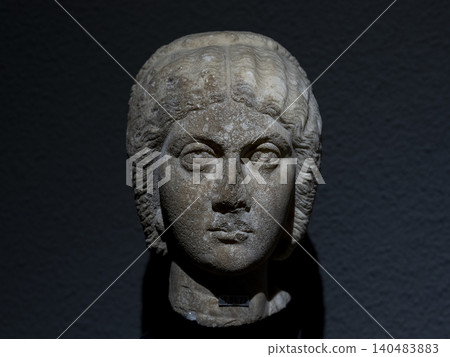 a historic sculpture from the Roman period a historic sculpture from the Roman period 140483883