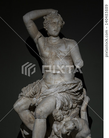 a historic sculpture from the Greek period a historic sculpture from the Greek period 140483889