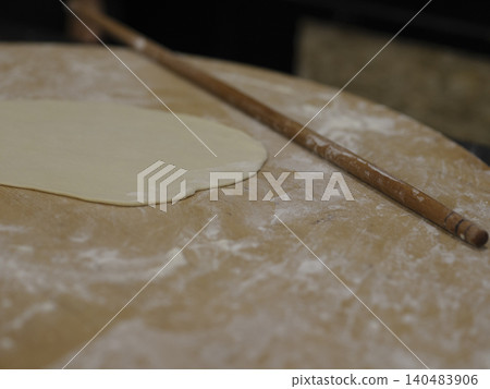 fresh dough in a bakery 140483906