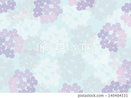 A gentle background image featuring delicate hydrangeas (all-over pattern). A gentle background image featuring delicate hydrangeas (all-over pattern). 140484531