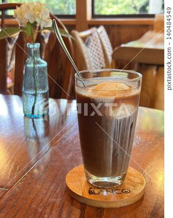 Coffee float at a cafe Coffee float at a cafe 140484549