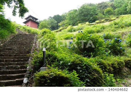 一座塔矗立在賞月林中,周圍環繞著自然美景。 一座塔矗立在賞月林中,周圍環繞著自然美景。 140484682