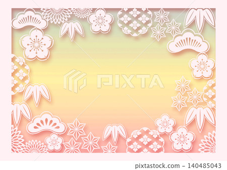 Japanese pattern background Japanese pattern background 140485043