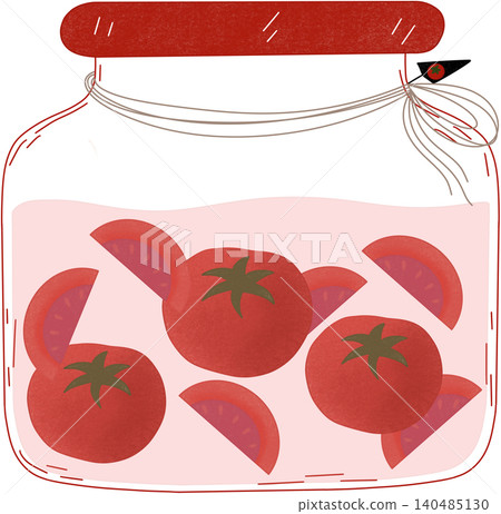 pickled tomato in a jar pickled tomato in a jar 140485130