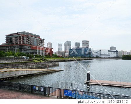 Urban landscapes with canals | Toyosu and Shinonome Urban landscapes with canals | Toyosu and Shinonome 140485342