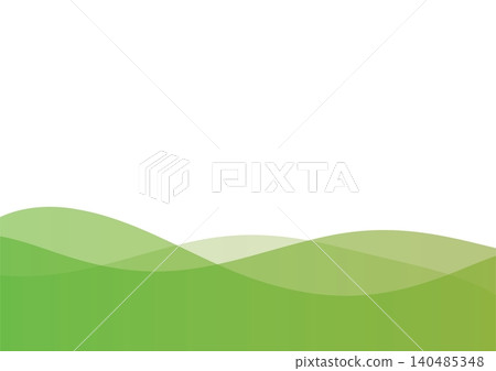 抽象波浪頁腳設計；流暢的波浪形材質。 140485348