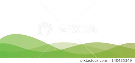 抽象波浪頁腳設計;流暢的波浪形材質。 抽象波浪頁腳設計;流暢的波浪形材質。 140485349