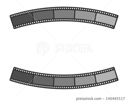 Movie negative film frame illustration Movie negative film frame illustration 140485517