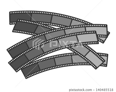 Movie negative film illustration Movie negative film illustration 140485518