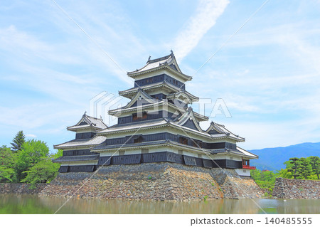 Scenery of National Treasure Matsumoto Castle, Matsumoto City, Nagano Prefecture Scenery of National Treasure Matsumoto Castle, Matsumoto City, Nagano Prefecture 140485555