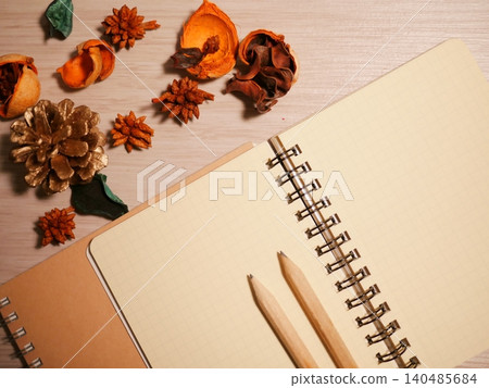 Fashionable notebook and pen Fashionable notebook and pen 140485684