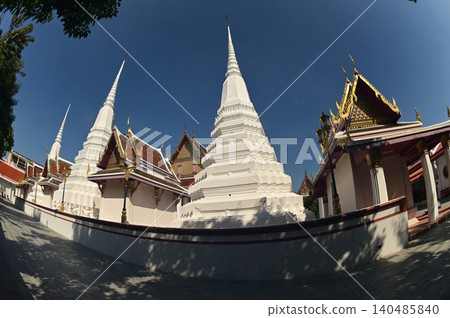 Wat Intharam Worawihan is a royal temple, an ancient and very important temple during the reign of King Taksin of Thonburi. Located at Bangkok capital city in Thailand. Wat Intharam Worawihan is a royal temple, an ancient and very important temple during the reign of King Taksin of Thonburi. Located at Bangkok capital city in Thailand. 140485840