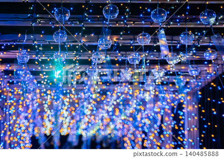 Light-up of wind chimes Light-up of wind chimes 140485888