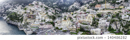 Coastal beauty and charming cliffside villages in Positano, Italy Coastal beauty and charming cliffside villages in Positano, Italy 140486282