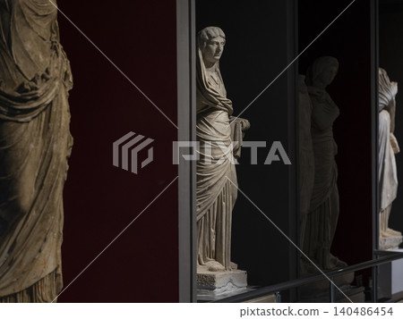 a historical statue from Roman times a historical statue from Roman times 140486454