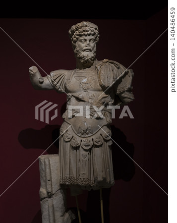 a historical statue from Roman times a historical statue from Roman times 140486459