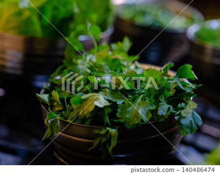 fresh vegetables at the hotel buffet 140486474