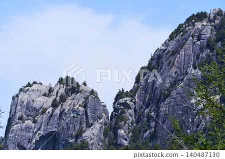 山頂附近是陡峭的懸崖 山頂附近是陡峭的懸崖 140487130