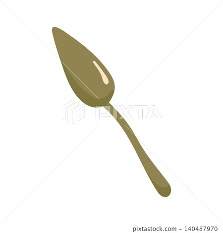 Kitchen cake server spatula utensil for serving pies Kitchen cake server spatula utensil for serving pies 140487970