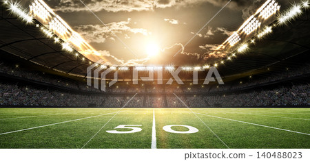 American football stadium American football stadium 140488023