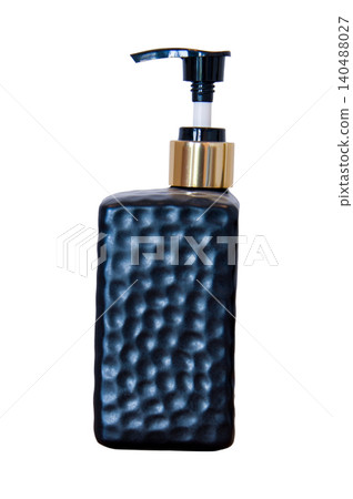 Copper Pump Bottle Isolated, Gold Soap Dispenser White Background, Luxury Ceramic Lotion Bottle Cutout Copper Pump Bottle Isolated, Gold Soap Dispenser White Background, Luxury Ceramic Lotion Bottle Cutout 140488027
