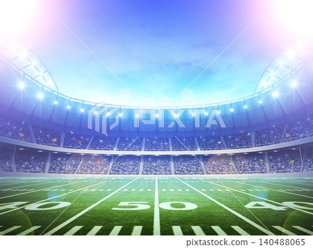 American football stadium 140488065