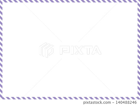 Thin frame with diagonal stripes, lavender, with copy space. Thin frame with diagonal stripes, lavender, with copy space. 140488246