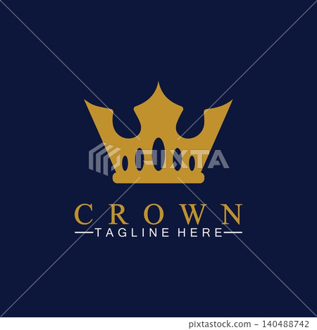 Crown Logo Template vector illustration Crown Logo Template vector illustration 140488742