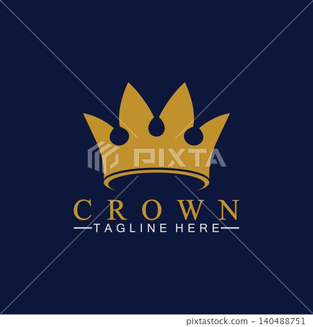 Crown Logo Template vector illustration 140488751