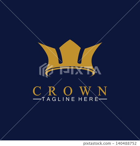 Crown Logo Template vector illustration 140488752