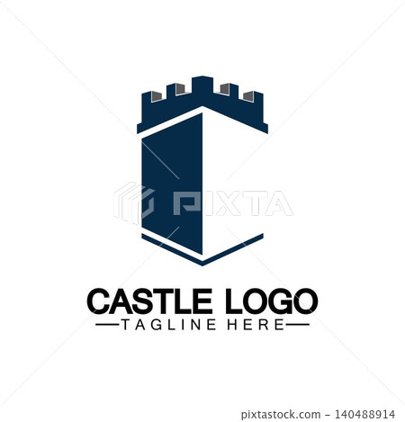 Castle Logo symbol vector illustration design template Castle Logo symbol vector illustration design template 140488914