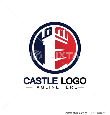 Castle Logo symbol vector illustration design template Castle Logo symbol vector illustration design template 140488938