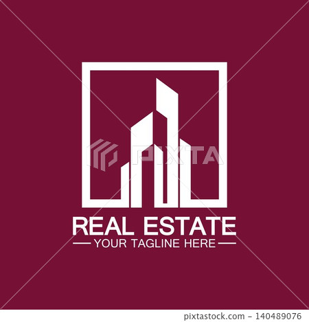 Real Estate Business Logo vector illustration design Real Estate Business Logo vector illustration design 140489076
