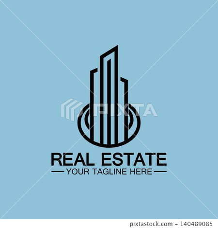Real Estate Business Logo vector illustration design Real Estate Business Logo vector illustration design 140489085
