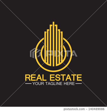 Real Estate Business Logo vector illustration design 140489086