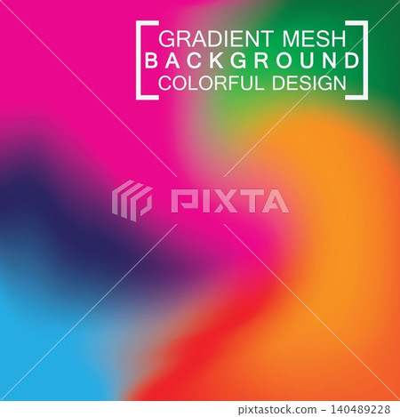 Abstract blurred holographic gradient mesh effect background Abstract blurred holographic gradient mesh effect background 140489228