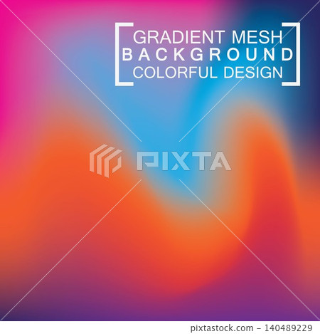 Abstract blurred holographic gradient mesh effect background Abstract blurred holographic gradient mesh effect background 140489229