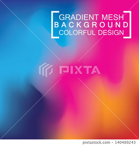 Abstract blurred holographic gradient mesh effect background Abstract blurred holographic gradient mesh effect background 140489243