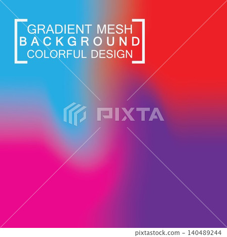 Abstract blurred holographic gradient mesh effect background Abstract blurred holographic gradient mesh effect background 140489244
