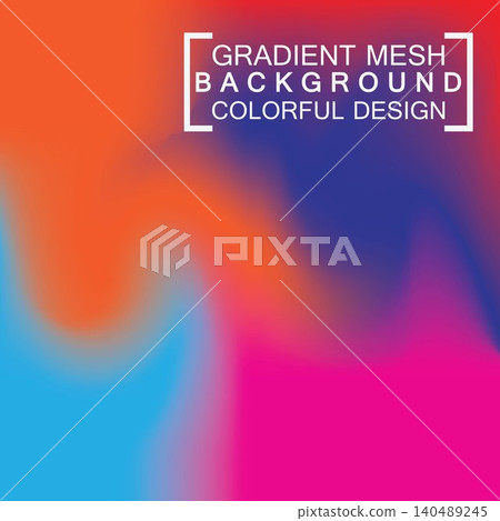 Abstract blurred holographic gradient mesh effect background Abstract blurred holographic gradient mesh effect background 140489245