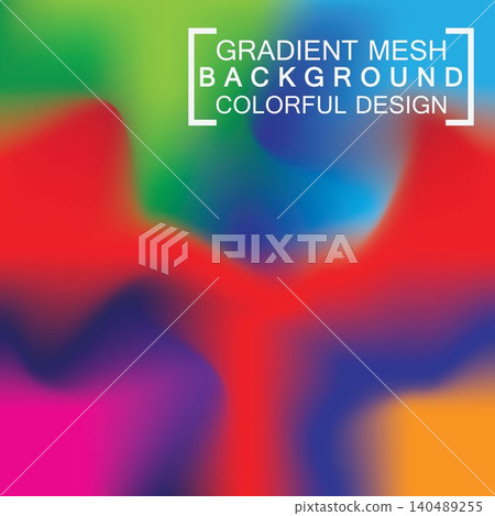 Abstract blurred holographic gradient mesh effect background Abstract blurred holographic gradient mesh effect background 140489255